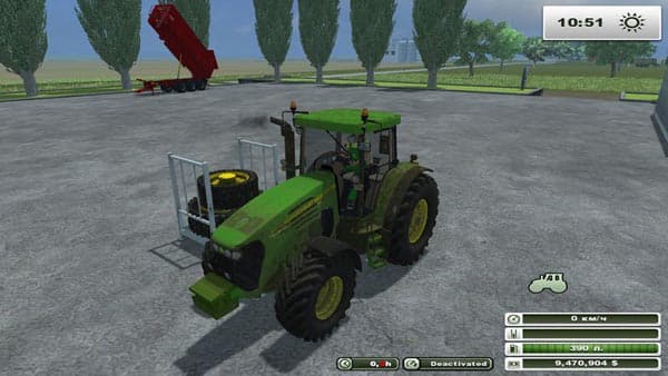 John Deere 7820 Dirt