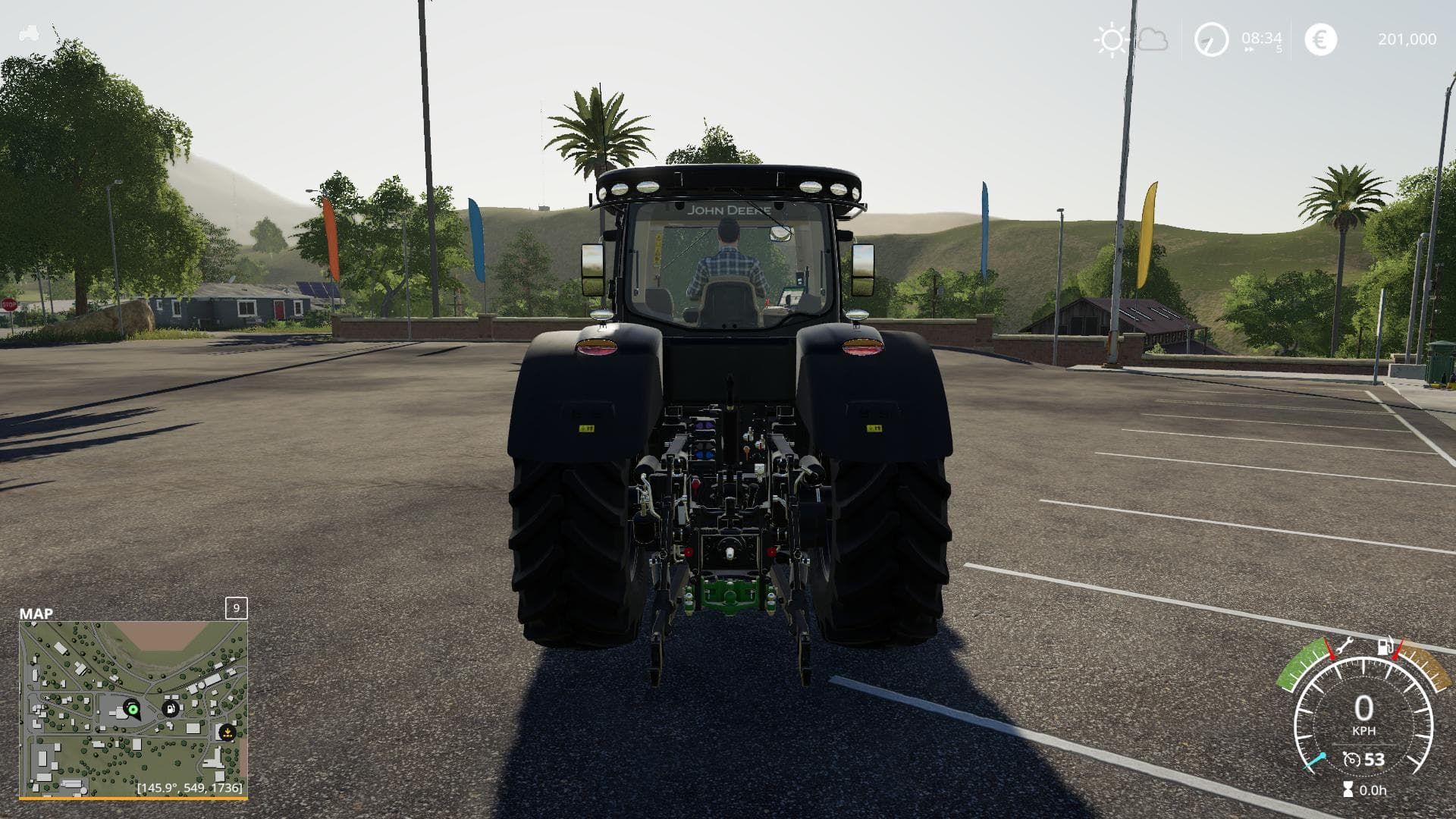 John Deere 8R Black
