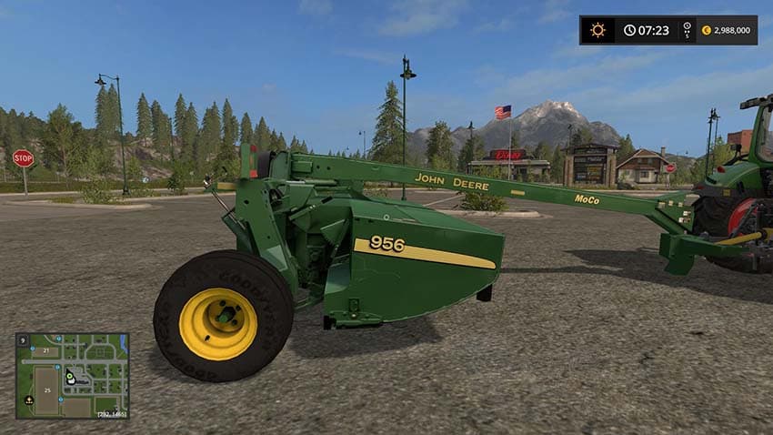 John Deere MOCO mower