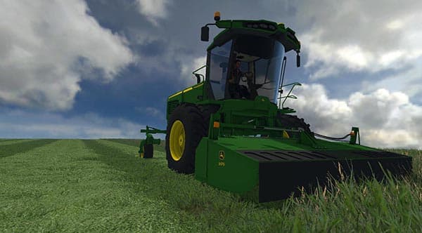 John Deere W260 with 995 Rotary Cutter