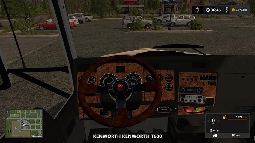 Kenworth T600 Oversize Load and LED lights