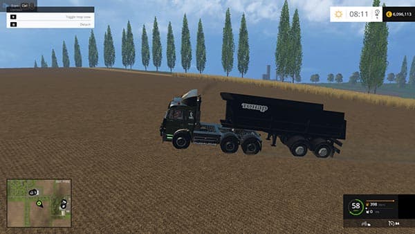KamAZ 54115 and Trailer SZAP 9517