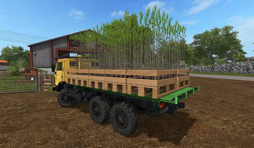 Kamaz 4310 + Trailer Flat AutoLoad