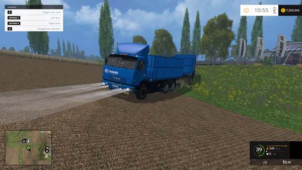 Kamaz 45143 and trailer NEFAZ 8560