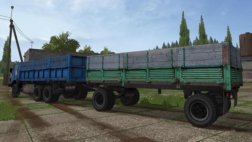 Kamaz 52212 + Trailer GKB 8351