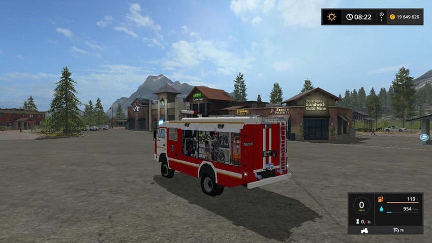 Kamaz fire truck