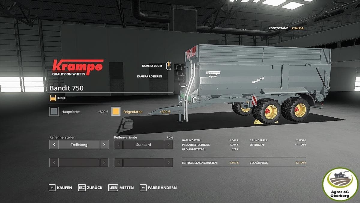 Krampe Bandit 750