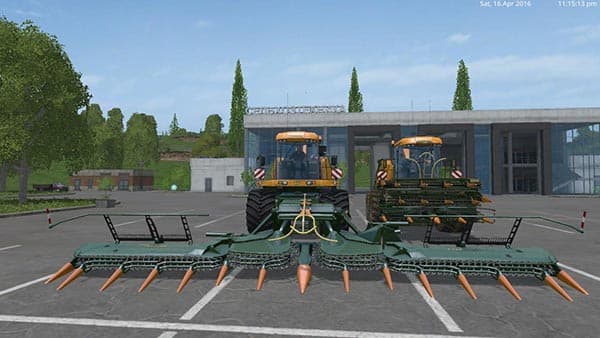 KroneBigX1100 and Krone Collect 1053