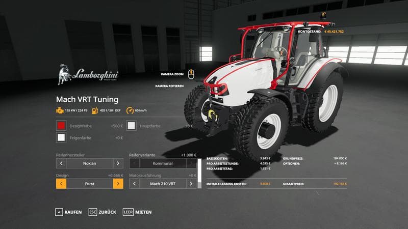 Lamborghini Mach VRT Tuning