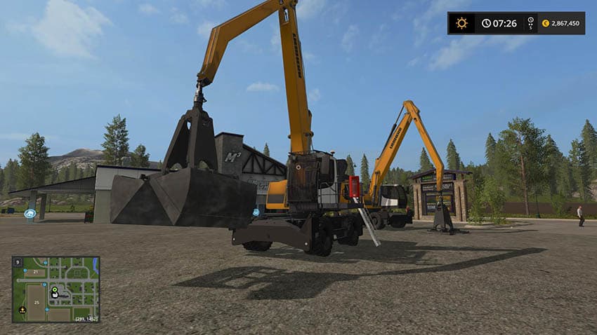 Liebherr Greifer Raeder