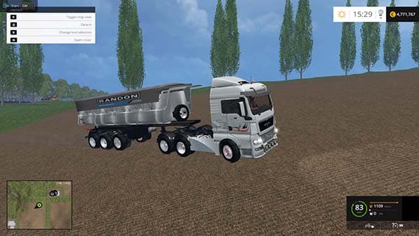 MAN TGX 18.440 turbo e graneleiro randon alucargo