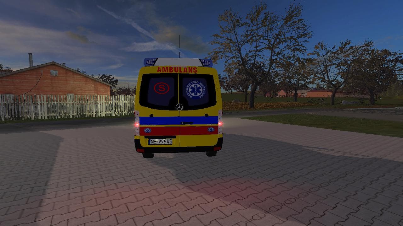 MB SPRINTER KARETKA TRANSPORTOWA T ZOLTA