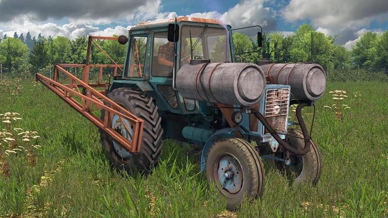 MTZ 80 OPRYSKIWACZ