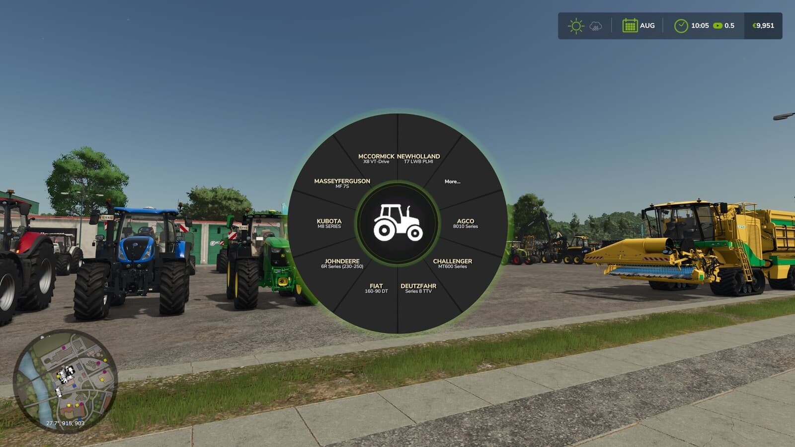 Machinery Pie Menu