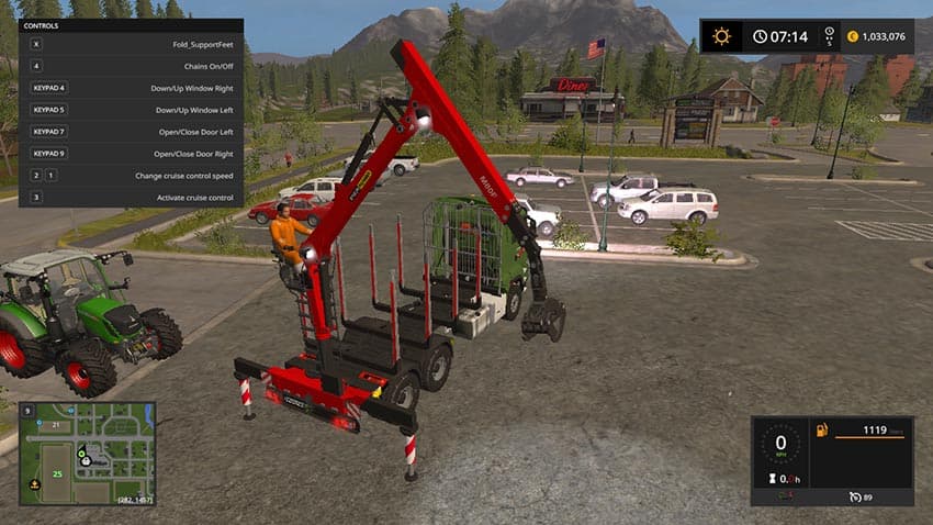 Man TGS 41480 6x4 Palfinger Grumier