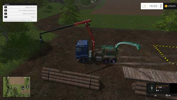 Man TGS Wood Chipper