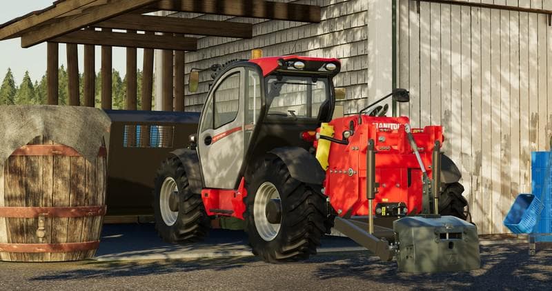 Manitou MLT 737 130PS with hinterer Hydraulik