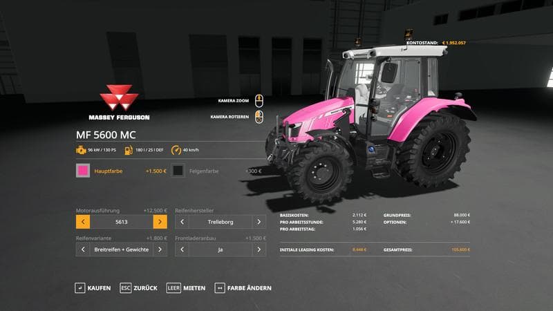 Massey Furgusun MF5600 - MultiColor