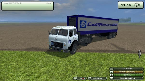 Maz 515 and trailer