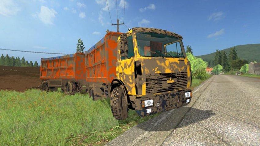 Maz 5551 + Trailer Maz 8561