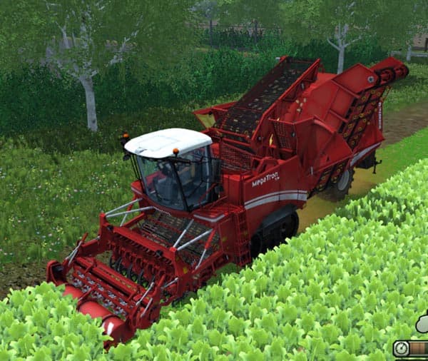 Megatron 50K multi fruit harvester Grimme