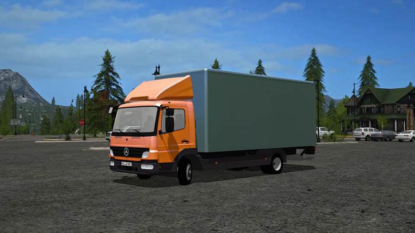 Mercedes Benz Atego 818 with accessories