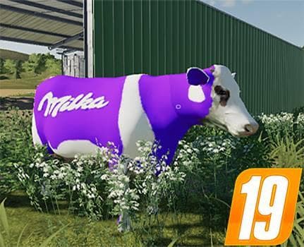 Milka Kuh mit Sound