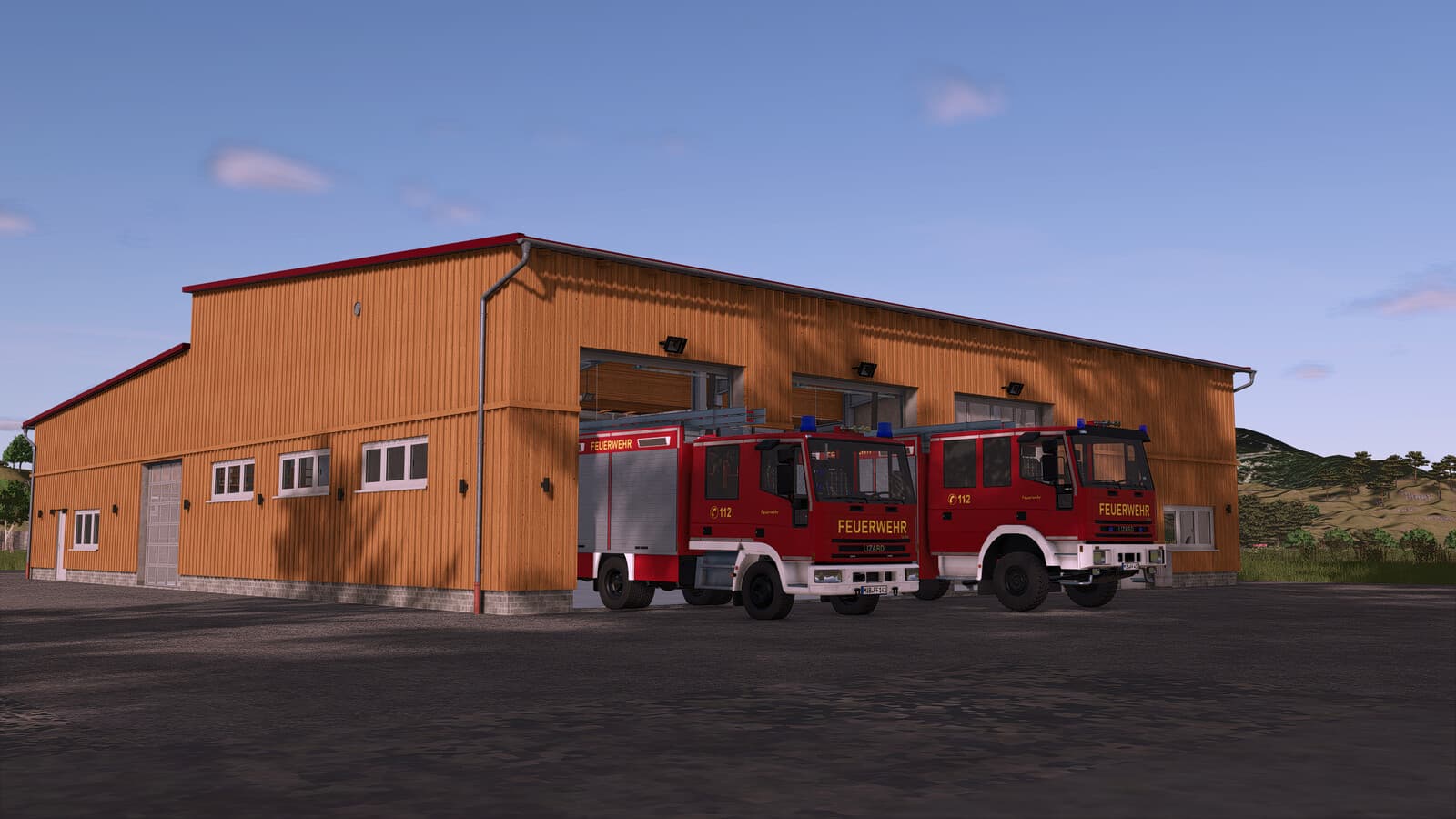Modern German Village Fire Station