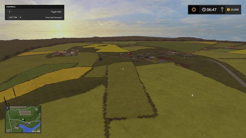 Mokrzyn Map