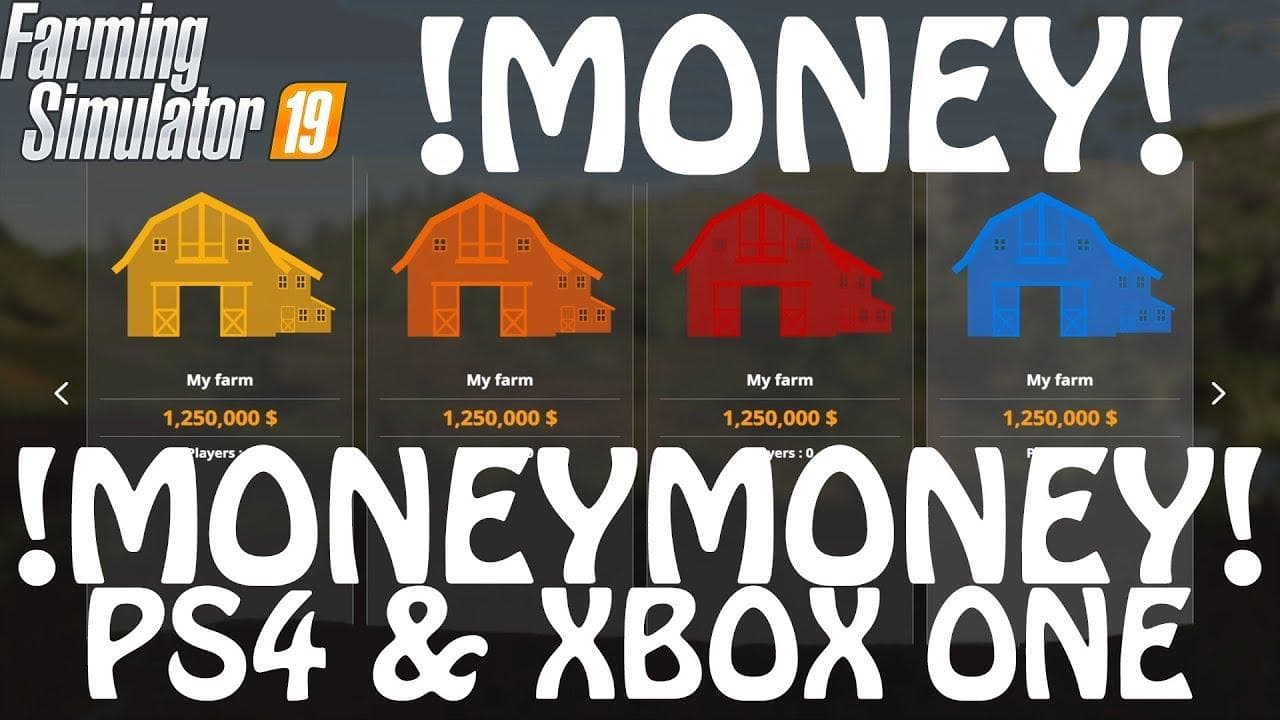 Money Cheat on PS4 & Xbox One