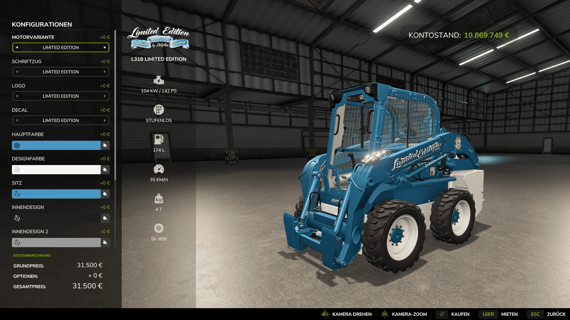 NH L318 Limited Edition