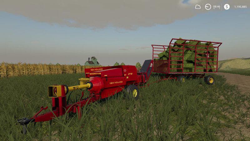 New Holland 378 small square baler
