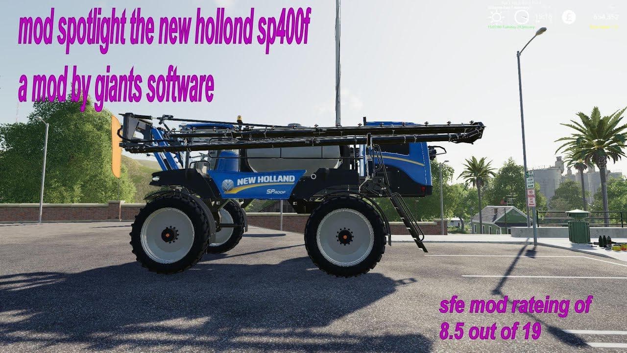 New Holland Miller sprayer