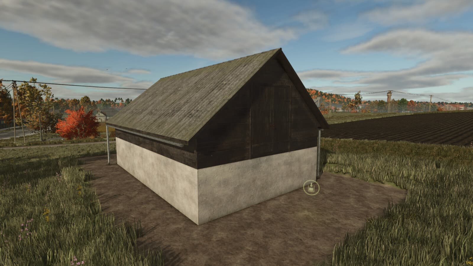 Old Hayloft And Grain Storage