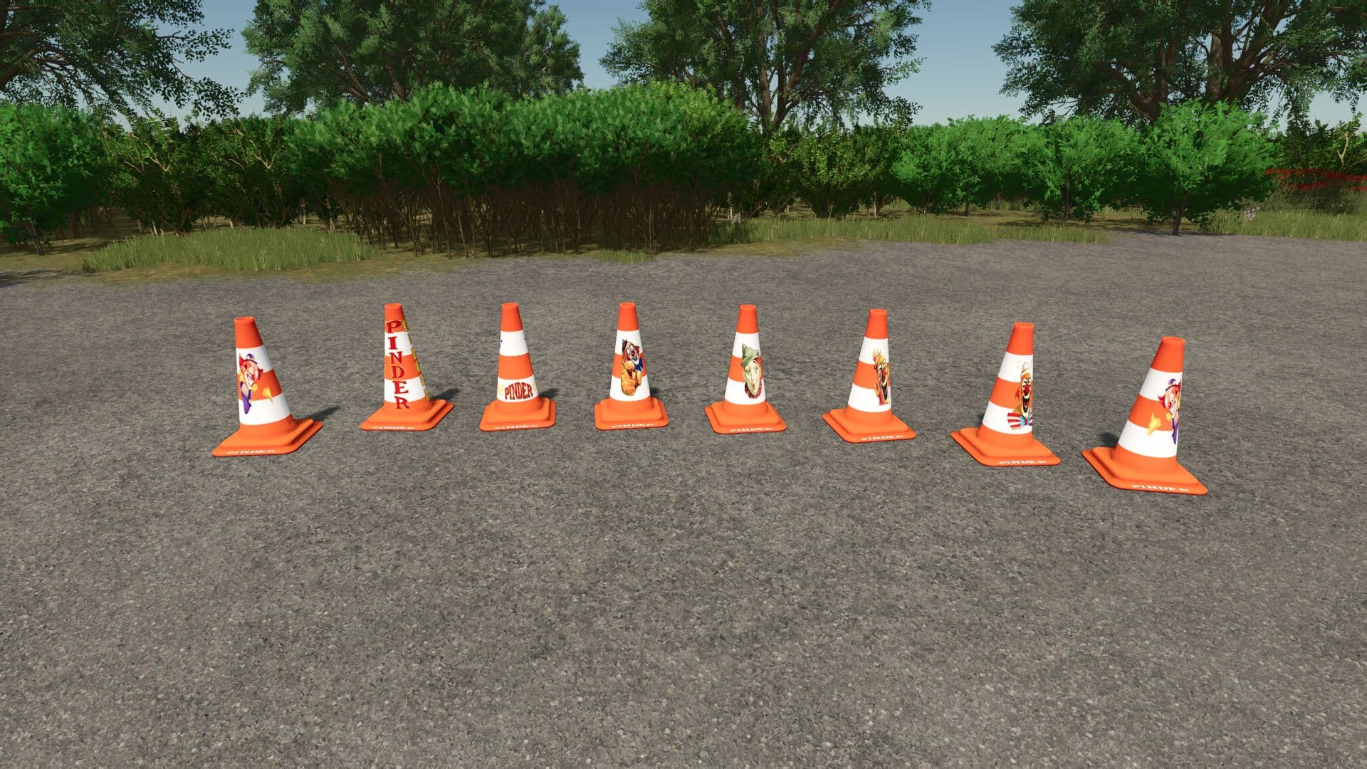 PINDER construction cone