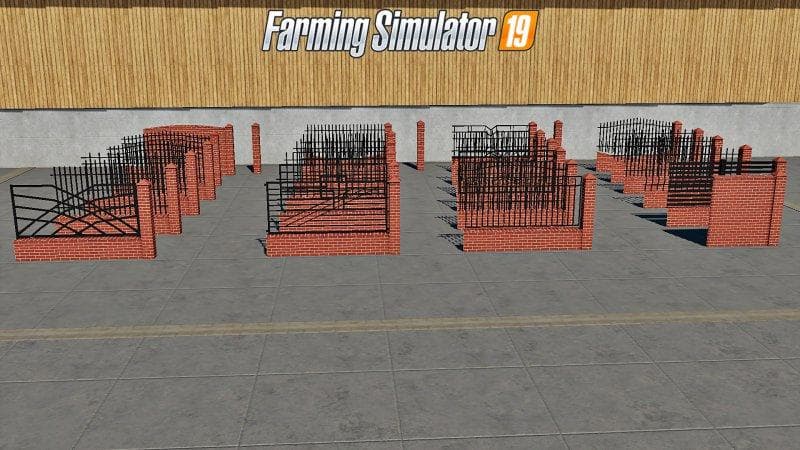 PLACEABLE Fences and Post Pack 2