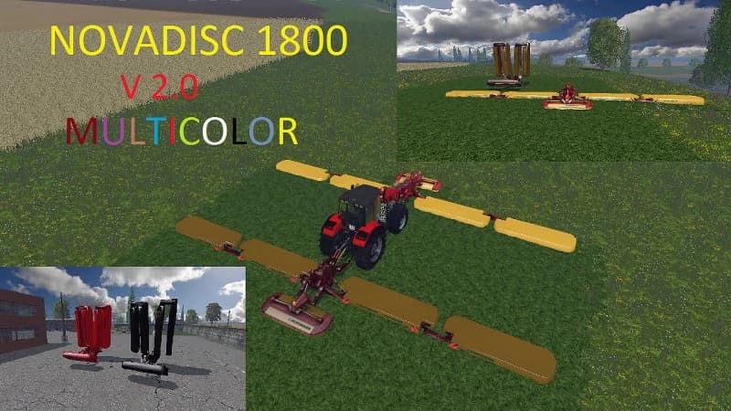 POTTINGER NOVADISC 1800 MULTICOLOR