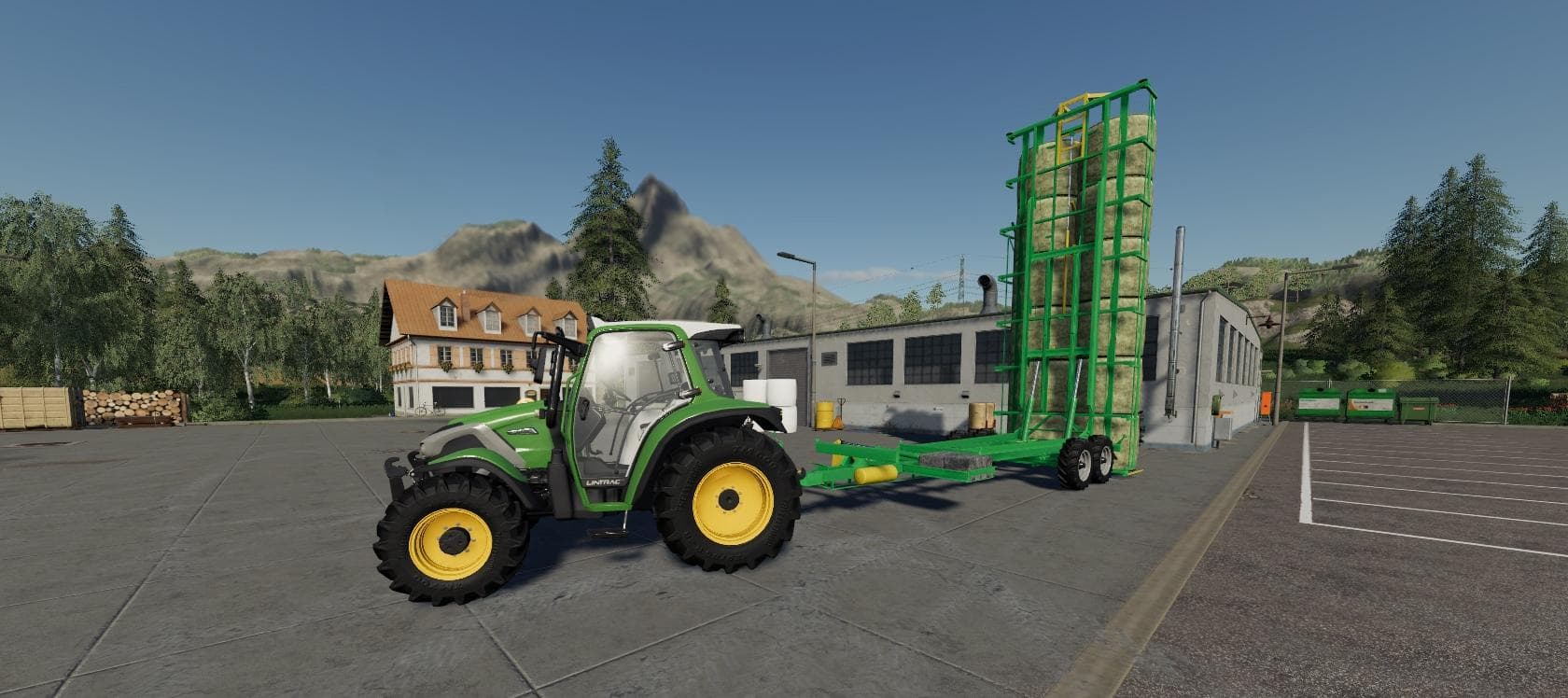 Pack loaders transporters rolls