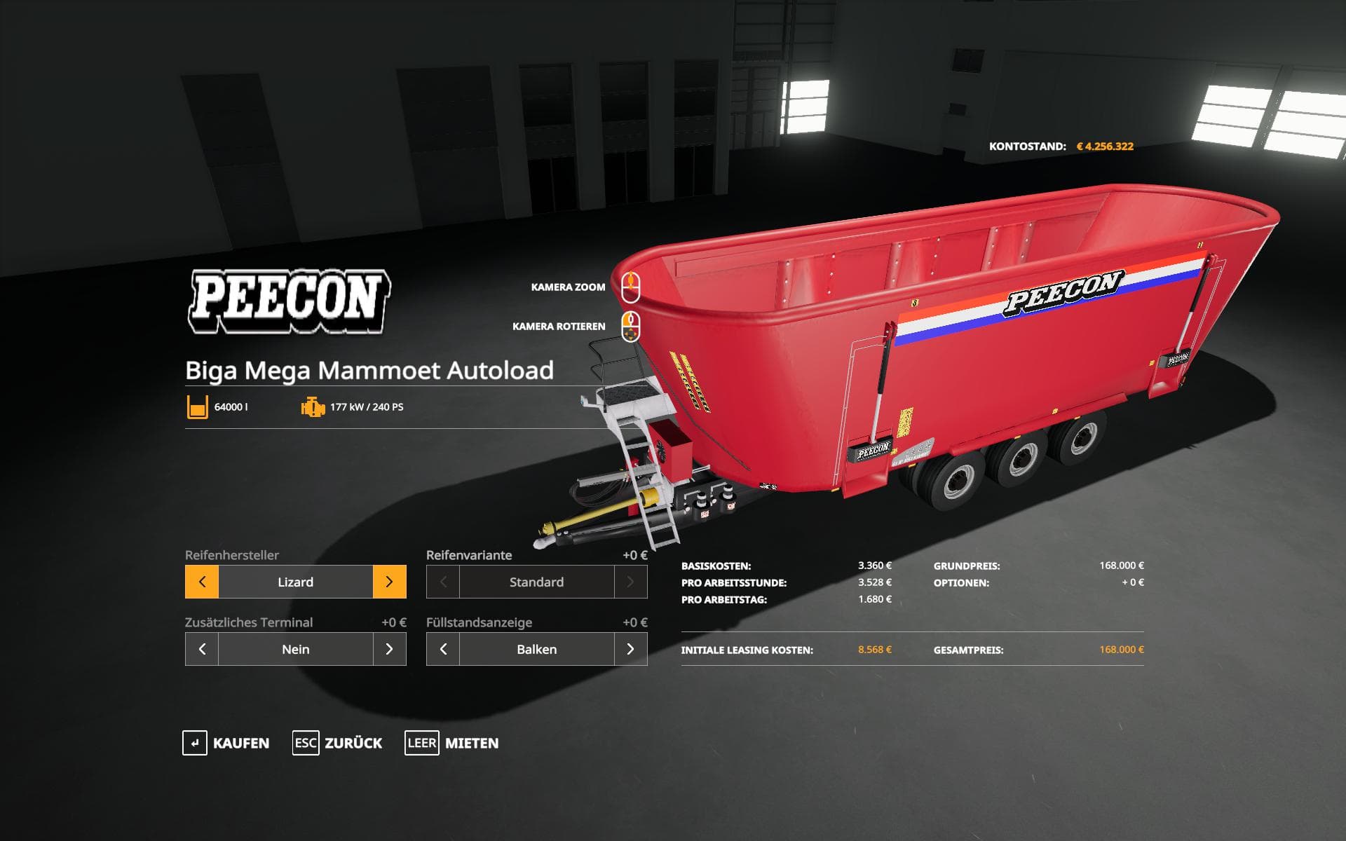 Peecon Biga Mega Mammoet Autoload