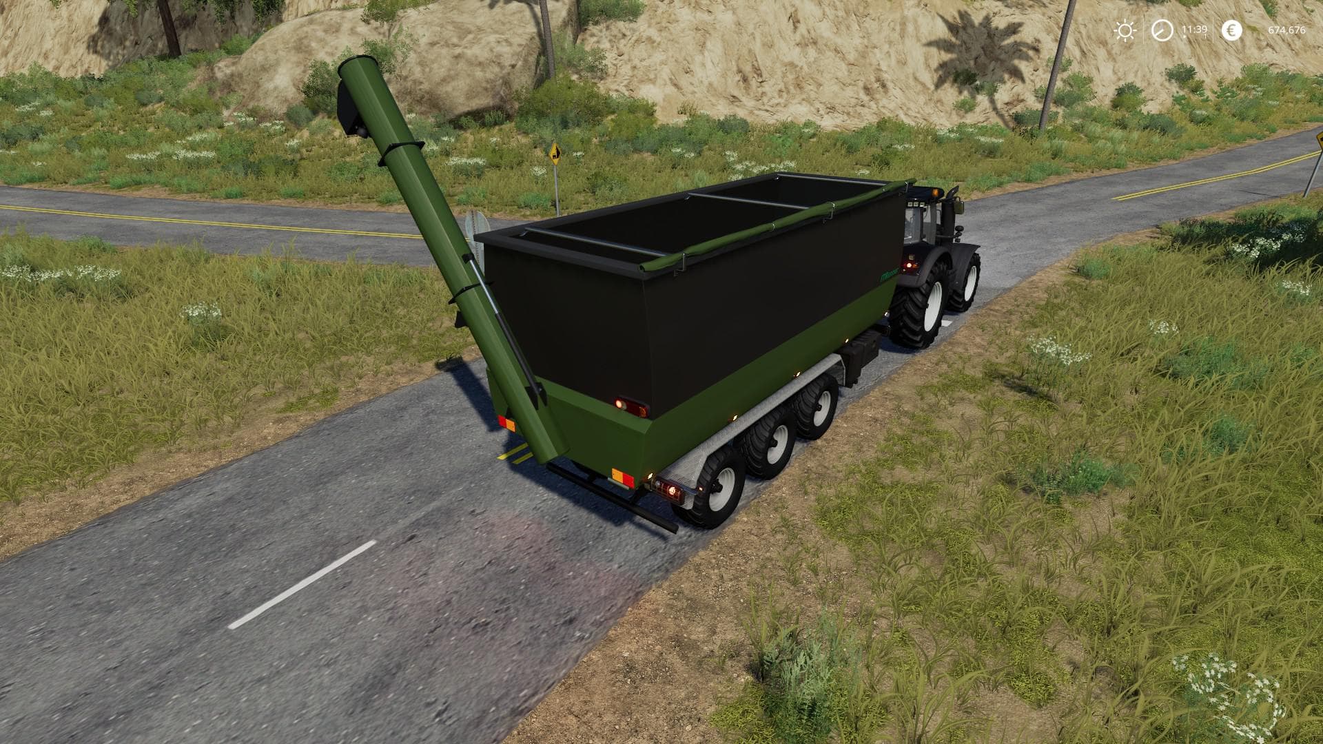 Peecon hooklift Auger Container