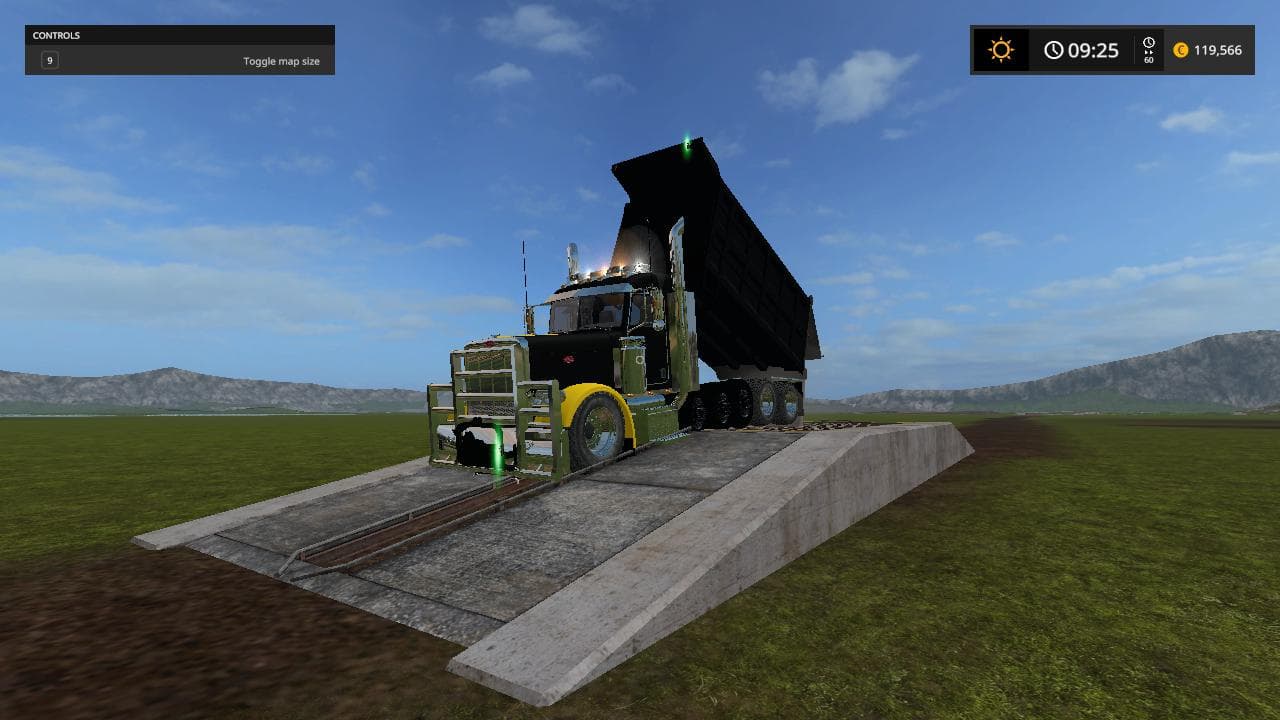 Peterbilt 389 dump truck