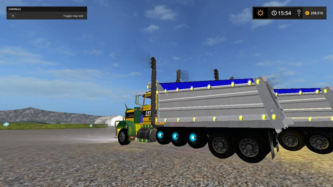 Peterbilt 389 dump truck