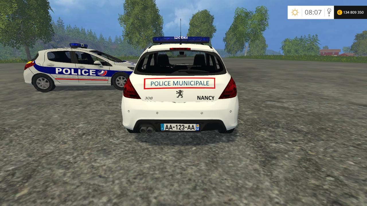 Peugeot 308 Police Nationale + Municipale