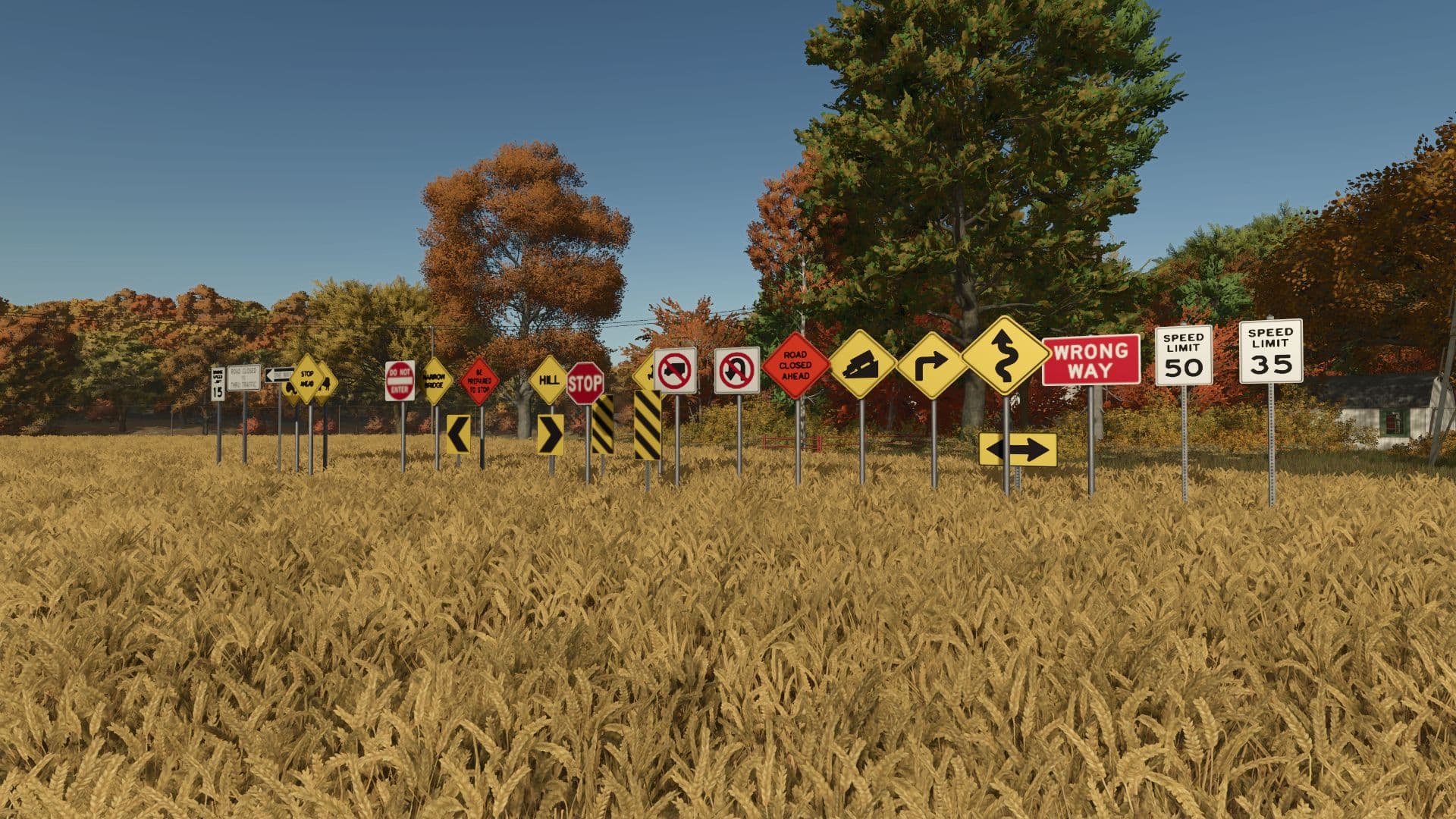 Placeable US Road Sign Pack #1