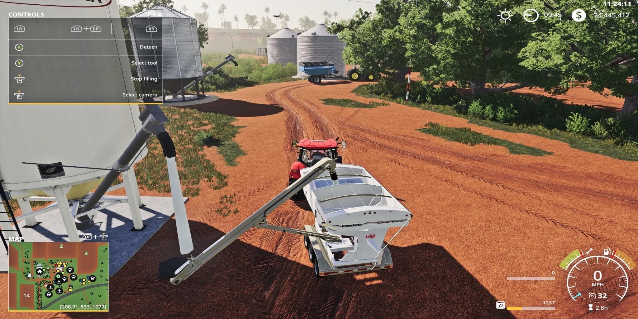 Placeable Fertilizer Station w/Auger