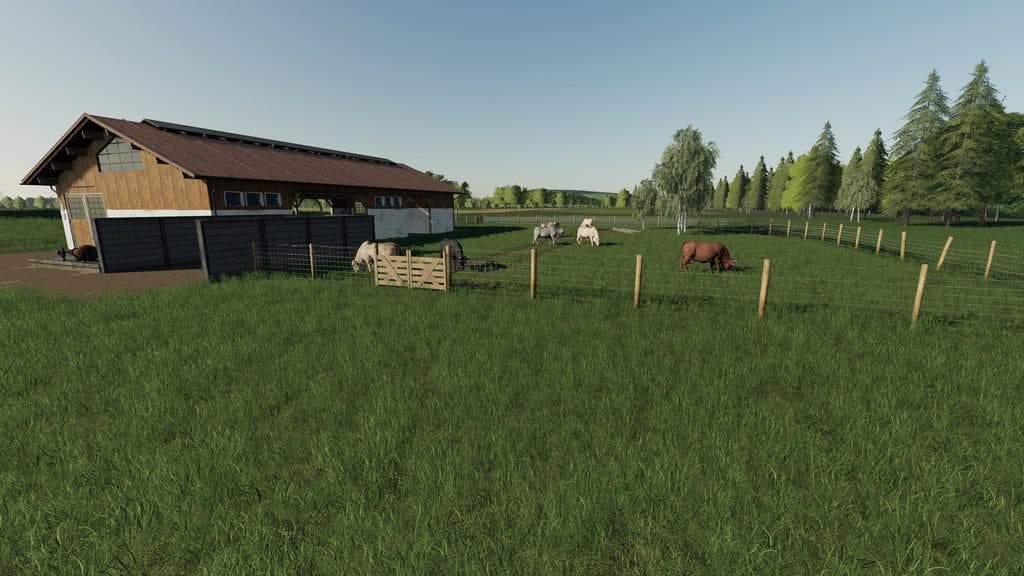 Placeable Large Cow Pasture