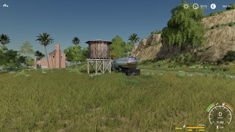 Placeable water tower