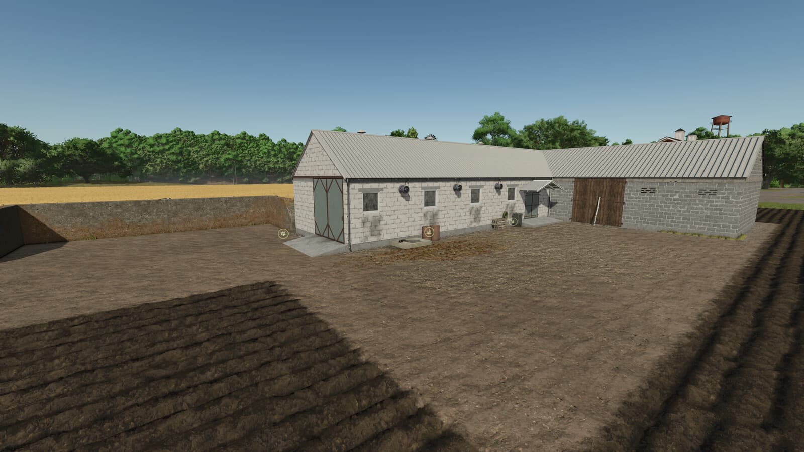 Polish Cow Barn With Storage