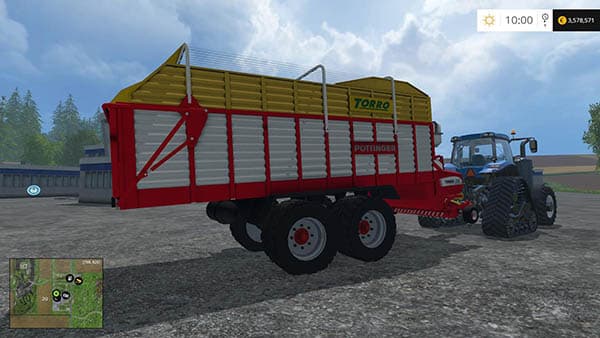 Pottinger Torro 5700 Collecting trailer