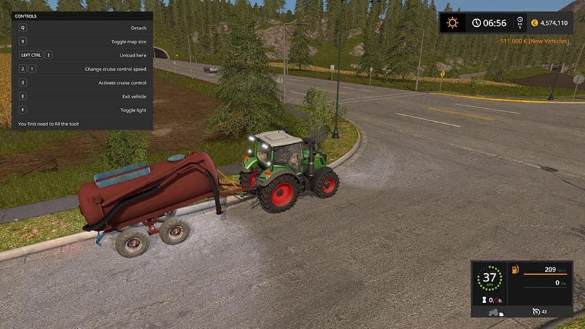 RZT6 Manure Trailer